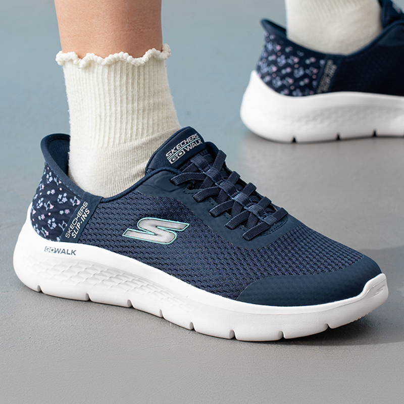 Women Shoes Skechers - Skechers 125525-NVY Damskie wsuwane buty do