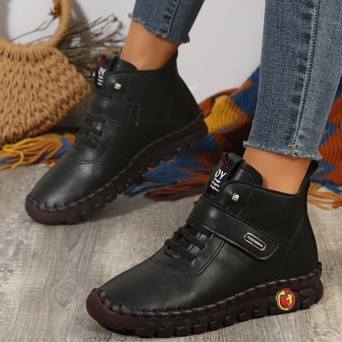 Women'S Shoes Hands Free - Buty damskie Winter 2025 New Fur