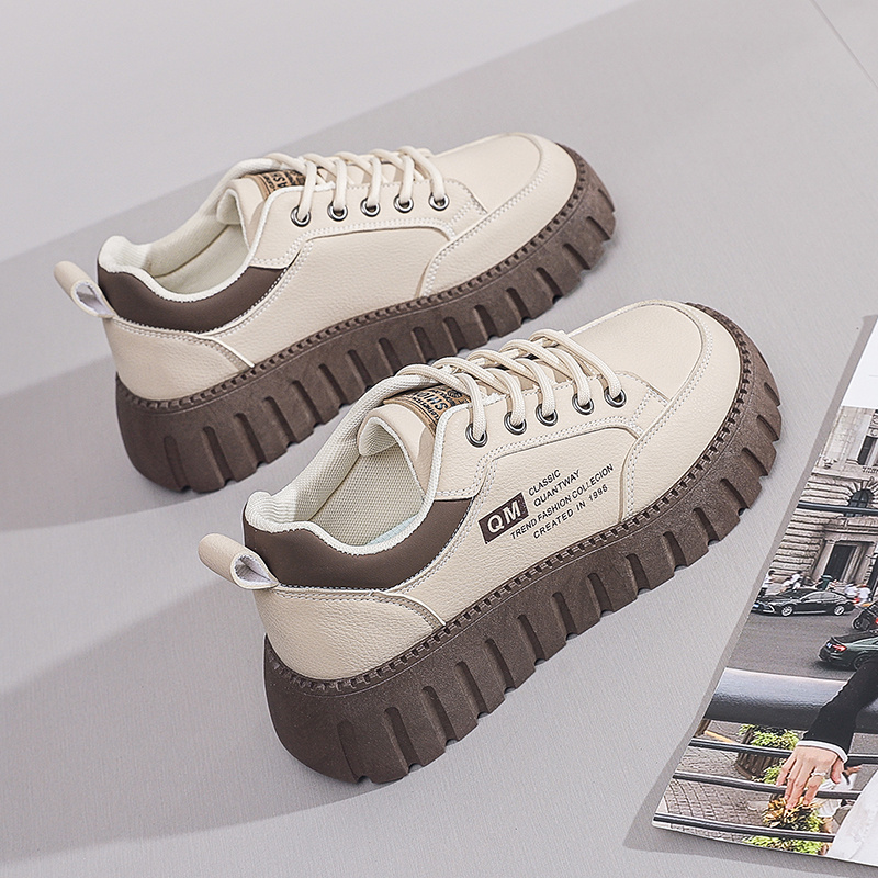 Women'S Shoes To Buy - Damskie sneakersy z naturalnej skóry na