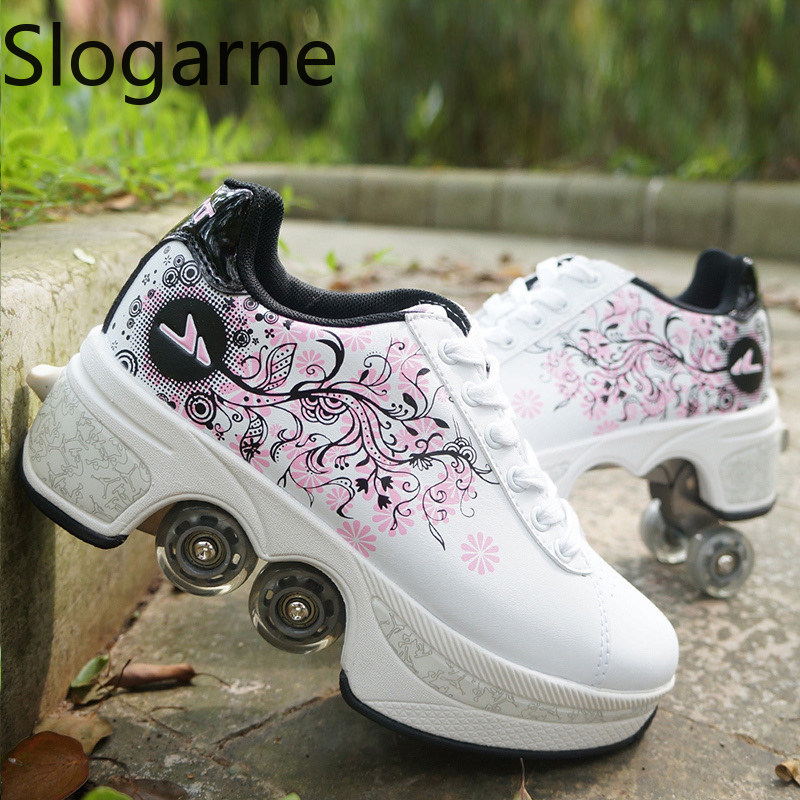 Women'S Shoes To Men'S Size - Damskie rolki z możliwością transformacji na