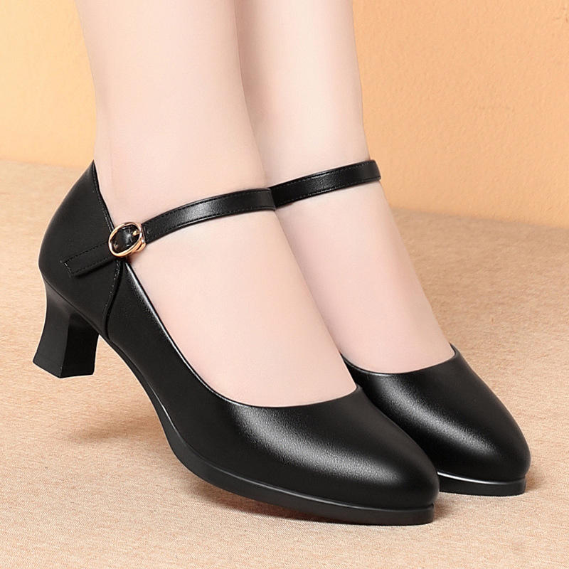 Women'S Shoes For Standing All Day - 5cm Obcasy Pracownicze buty stewardessy Kobiety