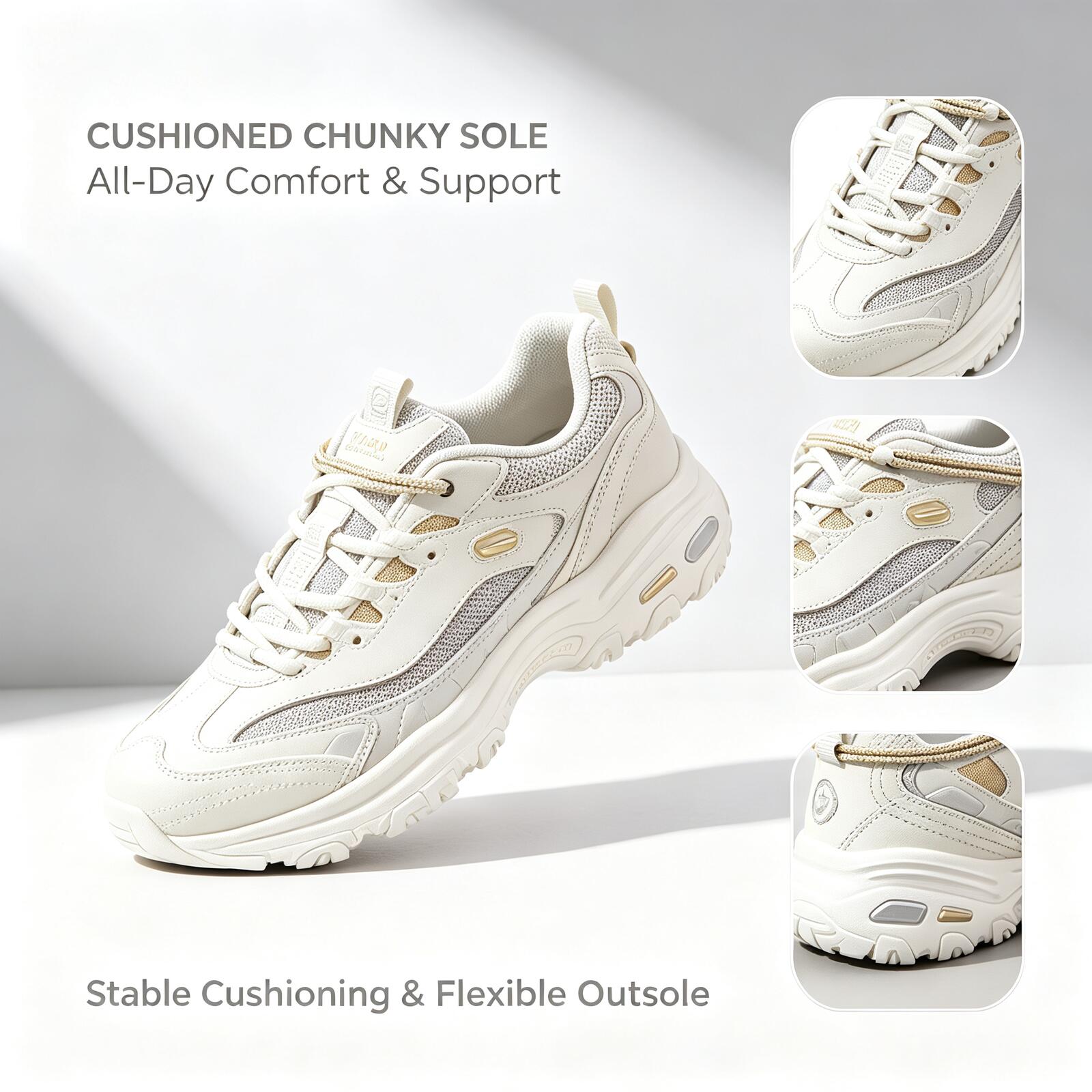Women Shoes Skechers - Skechers Nowe Damskie Buty D'Lites 1.0