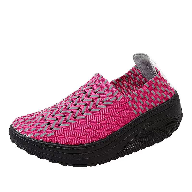 Women'S Shoes Hands Free - Damskie ręcznie tkane koturny, codzienne buty
