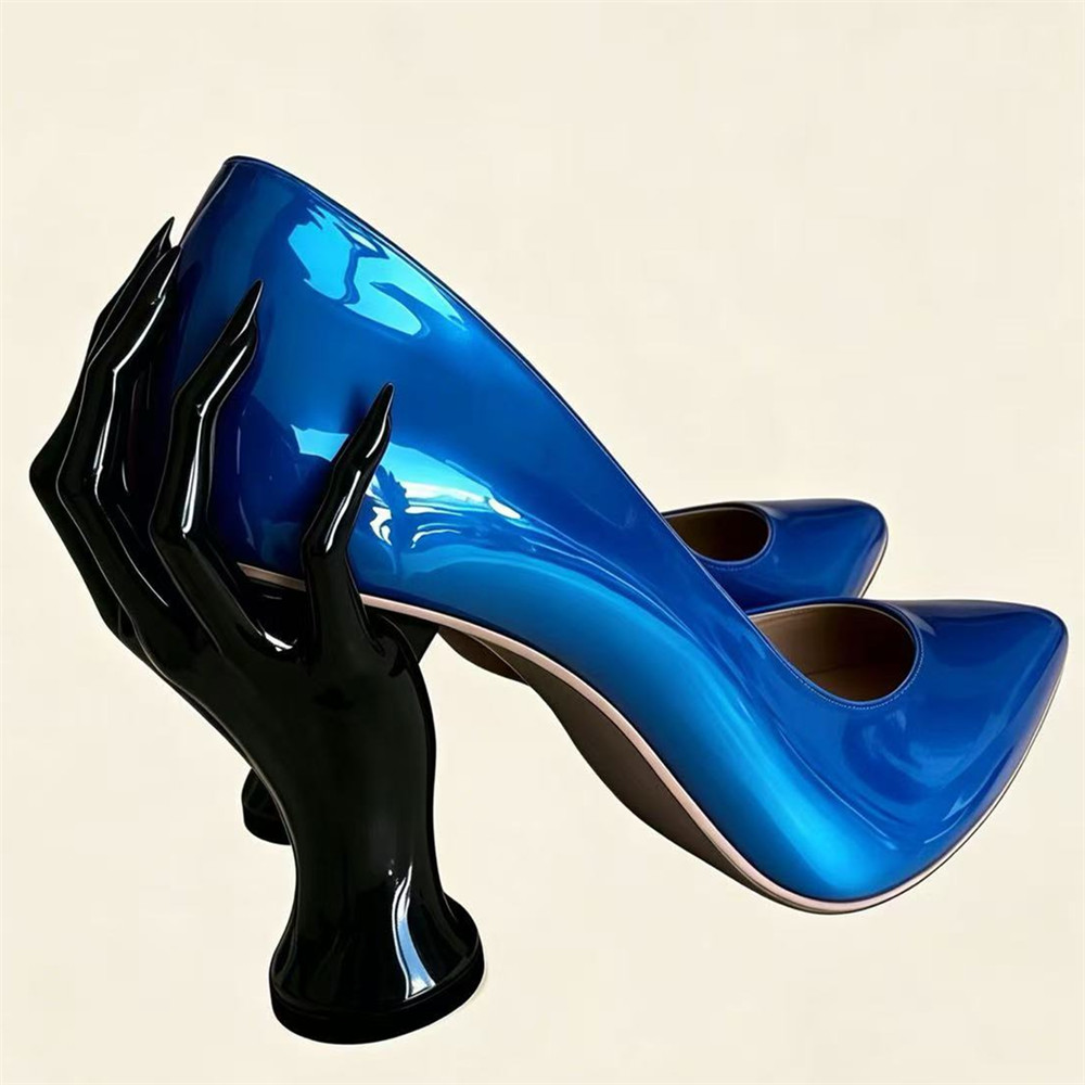 Czerwone lakierowane czółenka  – Women'S Shoes Hands Free recenzja i cena