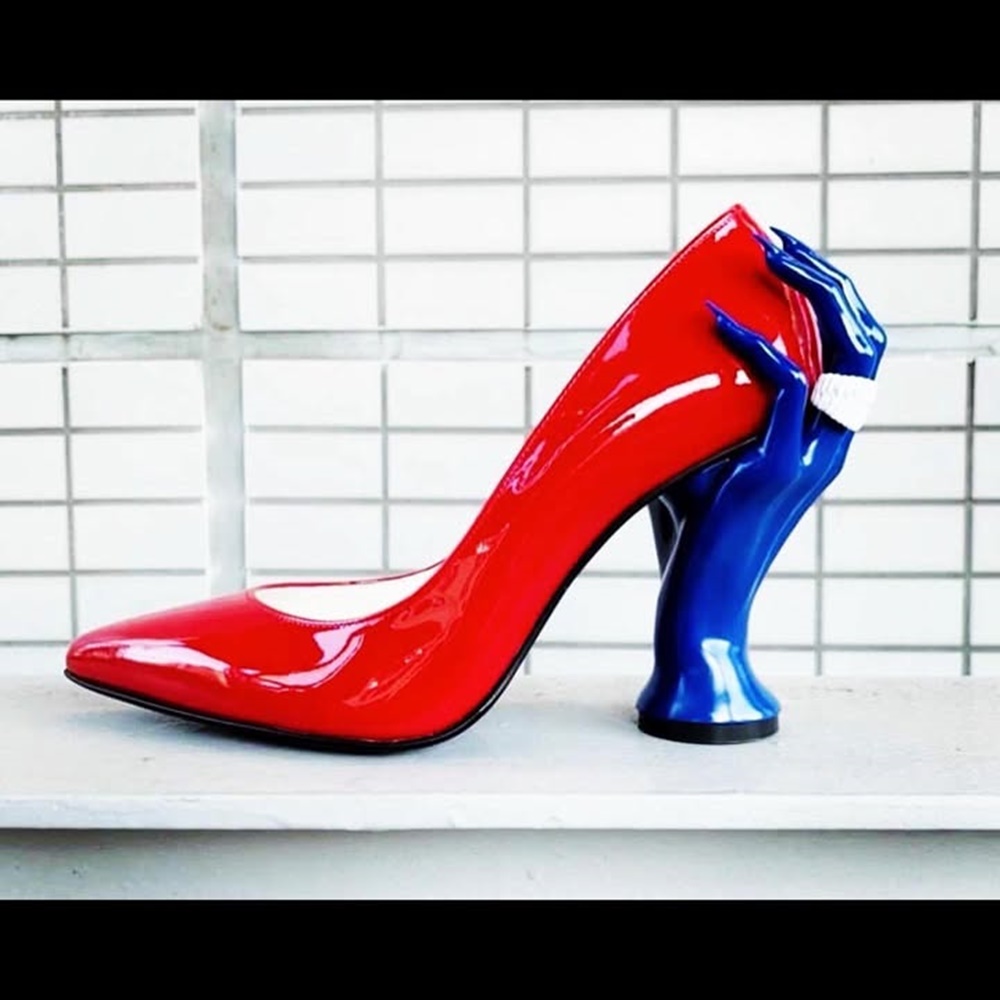 Szpilki z rzeźbioną ręcznie ro – Women'S Shoes Hands Free recenzja i cena
