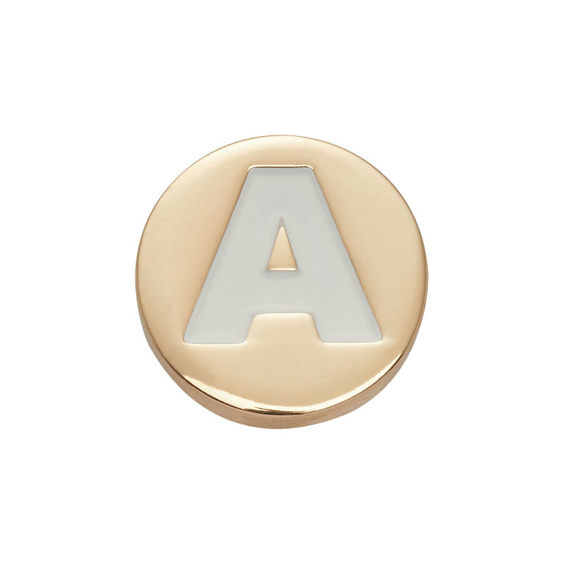 Bling Gold Letter Shoe Charms  – Croc Style Clog recenzja i cena