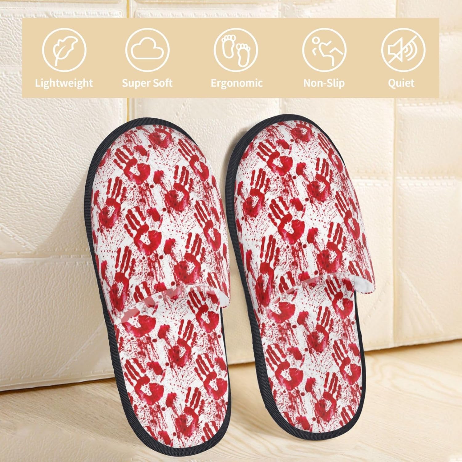 Kapcie damskie z nadrukiem krw – Women'S Shoes Hands Free recenzja i cena