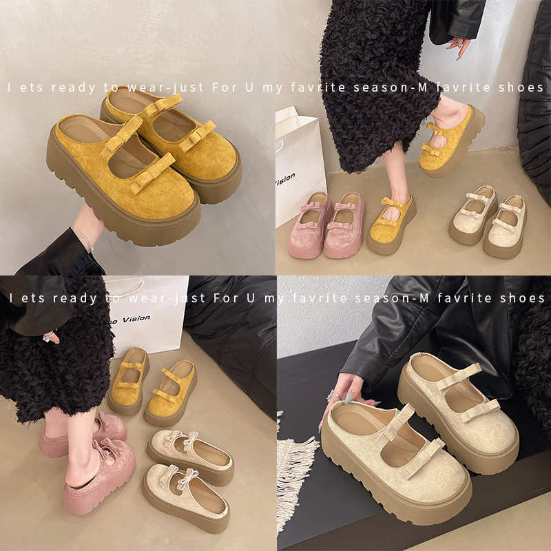 Aksamitne klapki typu hi-cut,  – Women'S Shoes Hands Free recenzja i cena