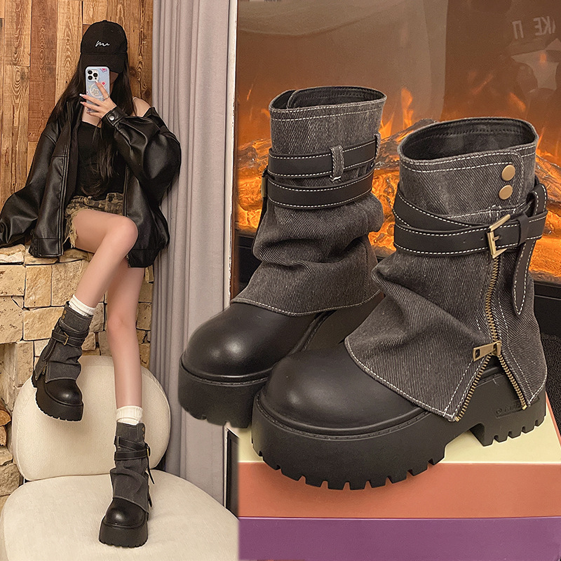 Botki damskie Kowbojki na plat – Women Shoes Size Chart recenzja i cena