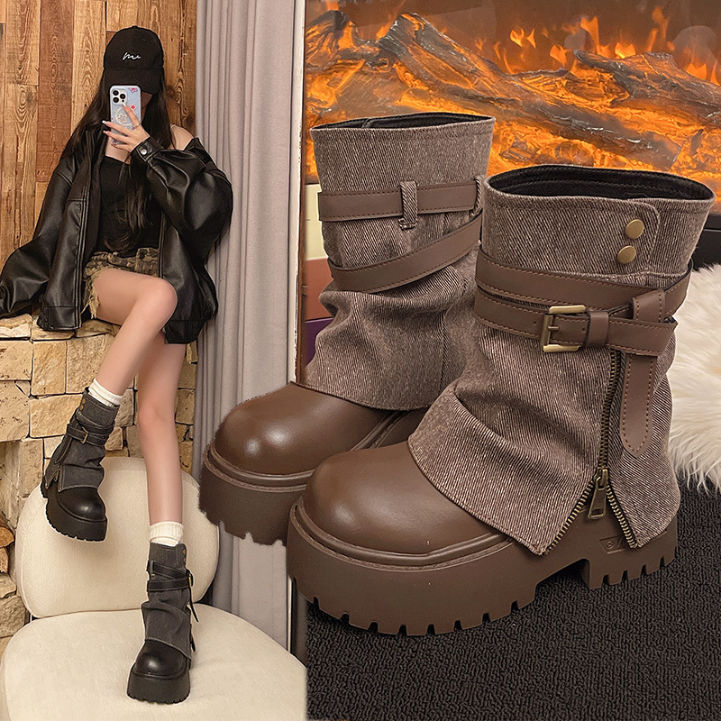 Botki damskie Kowbojki na plat – Women Shoes Size Chart recenzja i cena