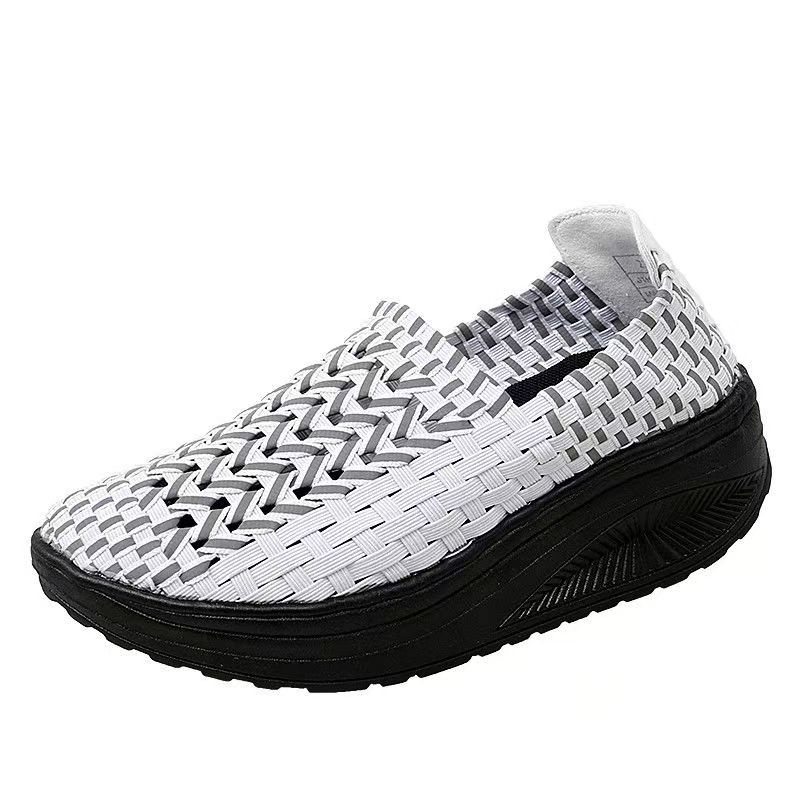 Damskie ręcznie tkane koturny, – Women'S Shoes Hands Free recenzja i cena