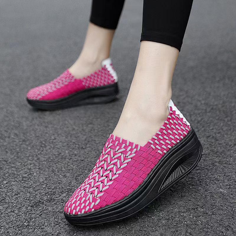Damskie ręcznie tkane koturny, – Women'S Shoes Hands Free recenzja i cena