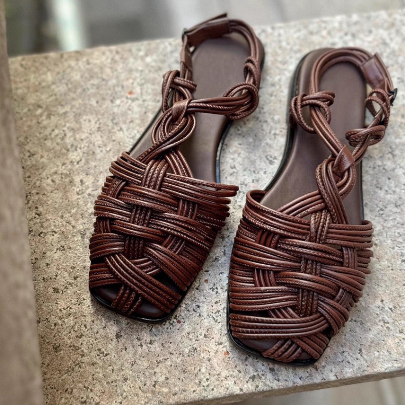 Vintage ręcznie tkane sandały  – Women'S Shoes Hands Free recenzja i cena