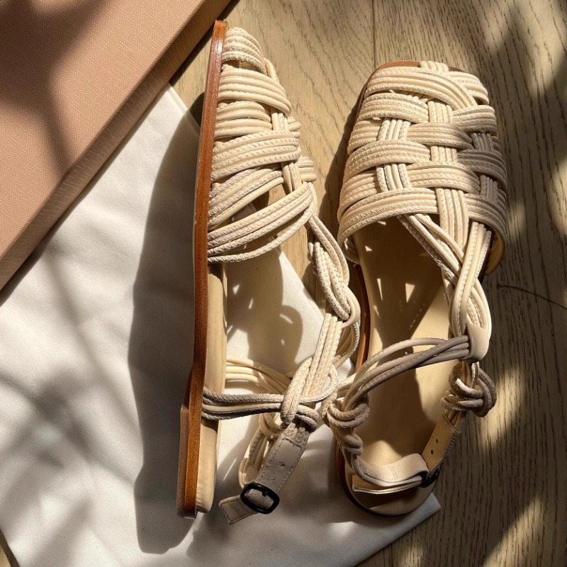 Vintage ręcznie tkane sandały  – Women'S Shoes Hands Free recenzja i cena
